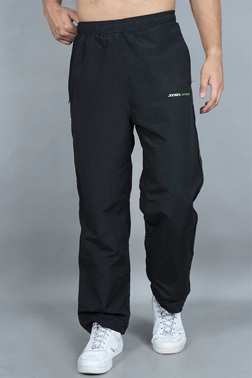 Buy Jockey IM06 Men Cotton Rich Elastane Stretch Slim Fit Solid All Day  Pants with Pockets - Black online