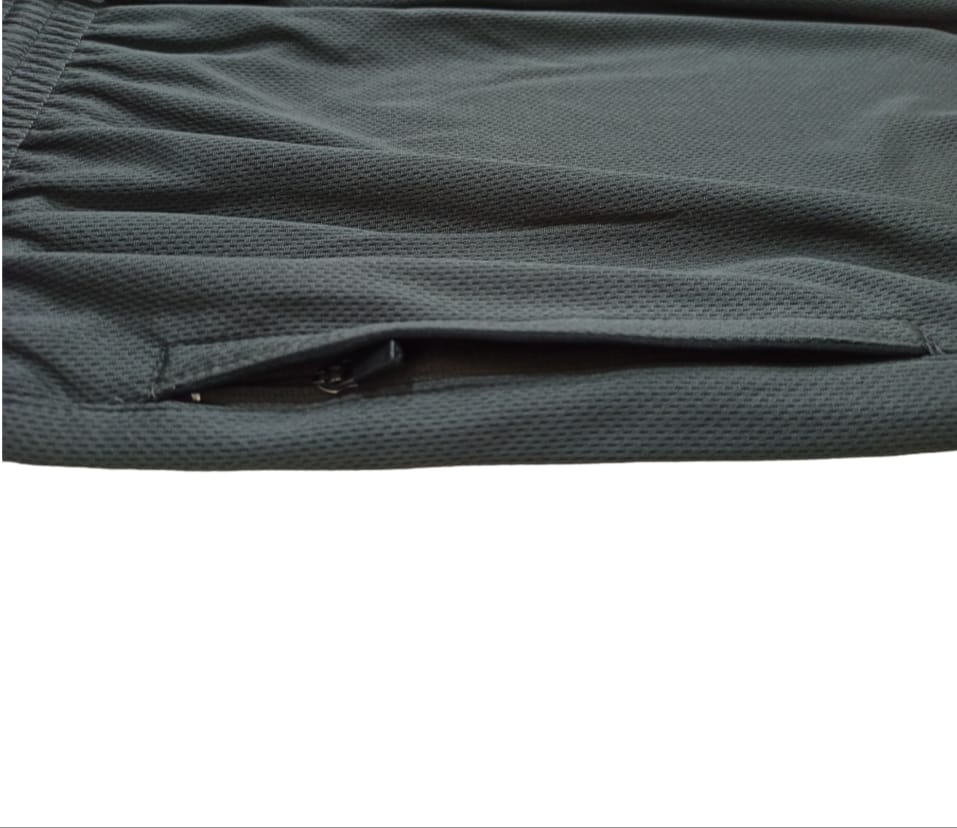 K Club - KClub Micro Mesh Trousers with 2 Zip Side Pockets GRAY